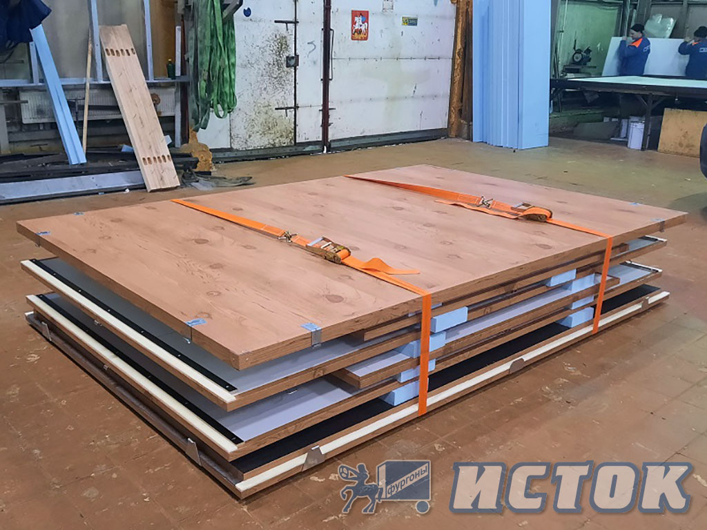 В разобранном виде сборно разборный модуль имеет компактные размеры