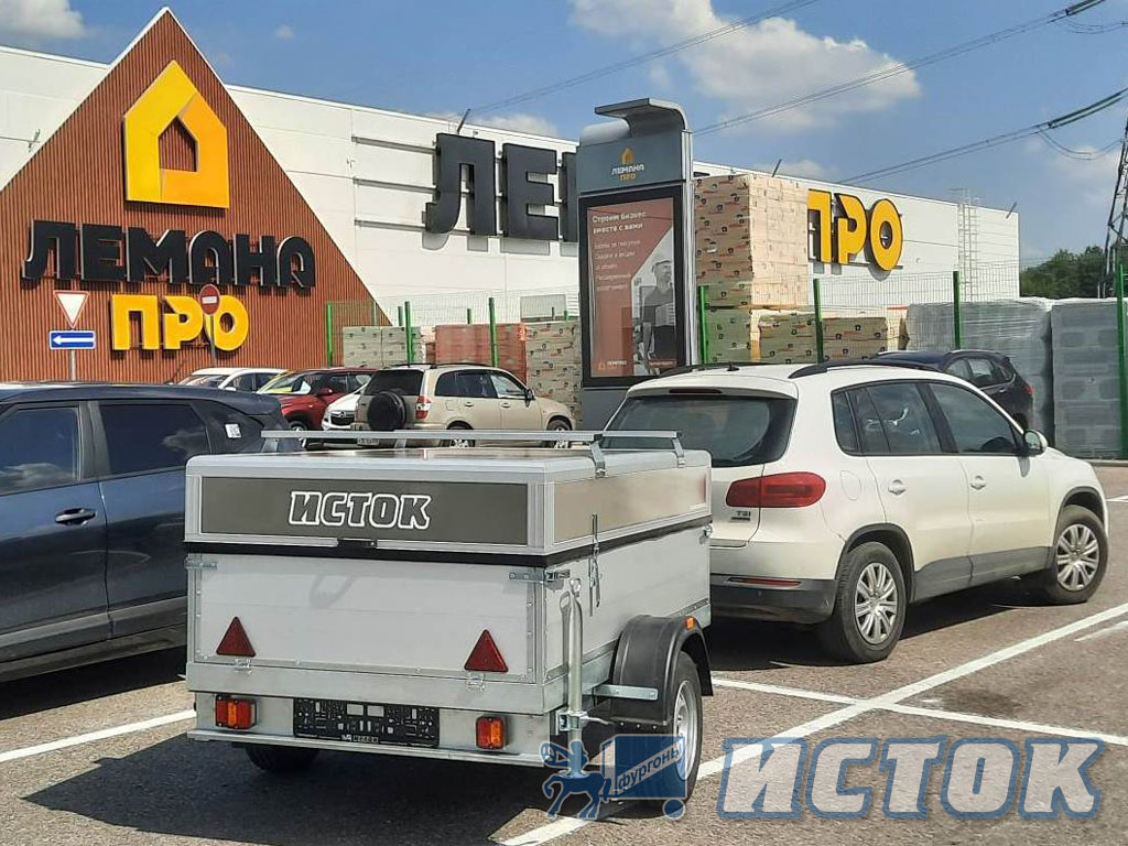 Legkovoj Pritsep S Alyuminievymi Bortami I Kryshkoj 5