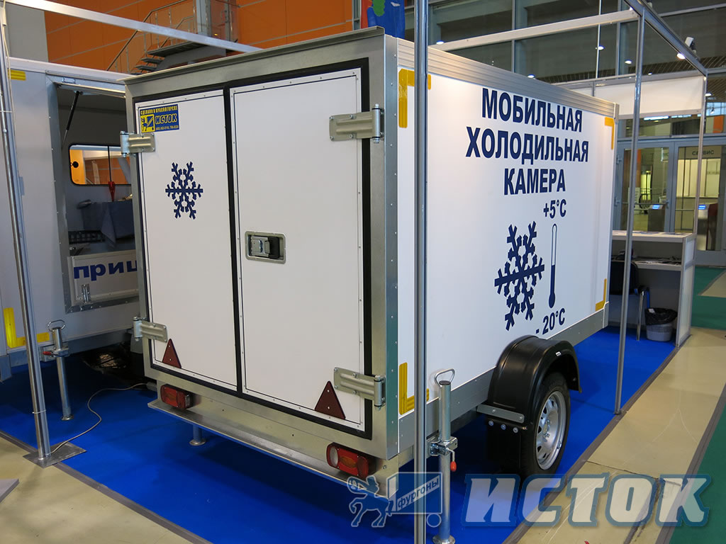 Прицеп мобильная холодильная камера на выставке «Российское село 2016»