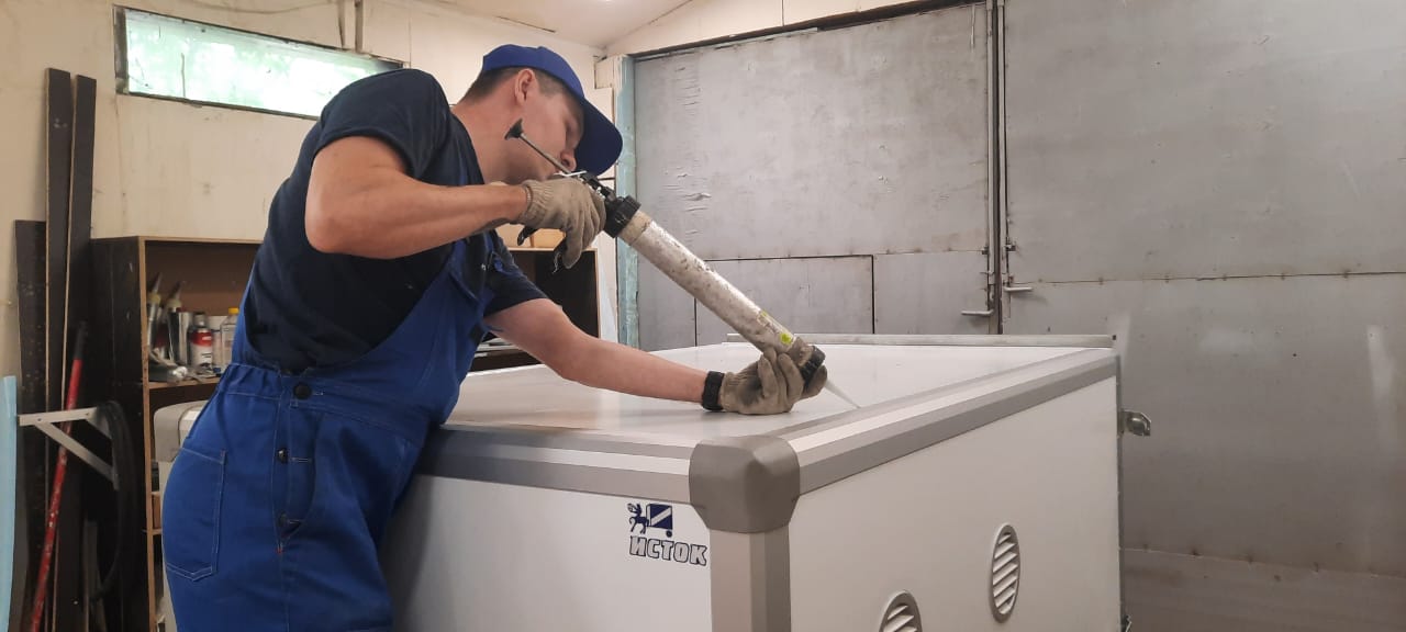 Ремонт крыши фургона, выполнение работ